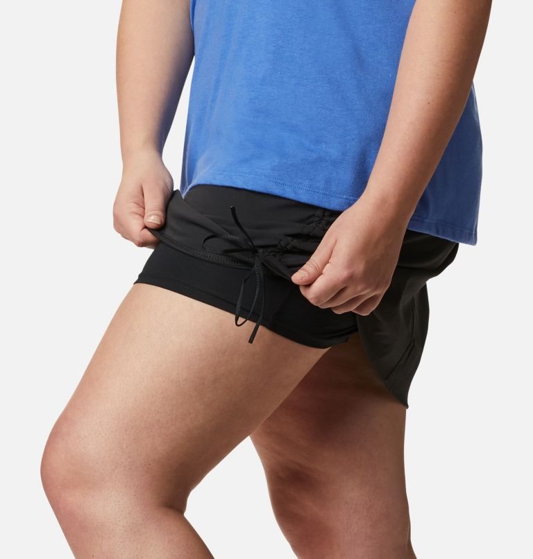 Women's Columbia Anytime Casual Skorts Black | Plus Size CA-EL3C6